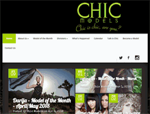 Tablet Screenshot of chicmodels.com